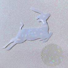 50 Blatt Zerbrochenes Glas Holografischer Aufkleber Papier 2.9*4.1 Inch Glitzer Klar Holografisches Überlaminierungsfilm Selbstklebende Vinyl Blätter Schulanfang, Schulanfang, Schulmaterial