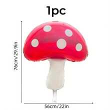 1/3/6/12 szt. Foliowe balony w kształcie grzybów, dekoracja urodzinowa w kształcie grzybów, zabawna dekoracja na przyjęcie w kształcie grzybów, urocze balony w kształcie grzybów, balony z motywem roślin leśnych, muchomor, dekoracje na pierwsze urodziny, zabawne balony