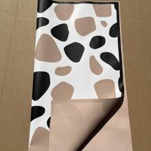 10 pièces/20 pièces par paquet Papier d'emballage imprimé vache Papier d'emballage de bouquet floral coréen imperméable pour l'emballage de cadeaux de Noël