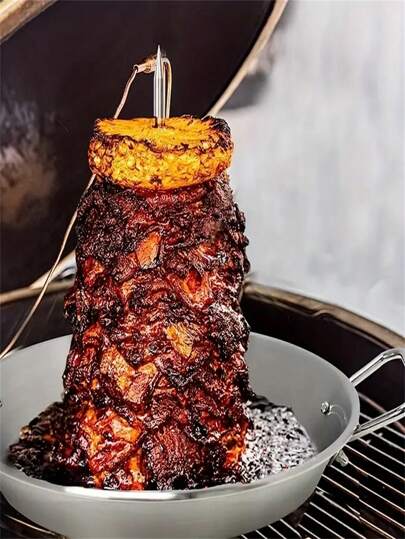 Vertikaler Spieu00df Fu00fcr Grill Al Pastor, Brasilianischer Vertikaler Spieu00dfstu00e4nder Zum Grillen, Tacos Al Pastor, Shawarma, Kebabs, Gyros, BBQ Grillzubehu00f6r Vertikaler Spieu00df Fu00fcr Grill Al Pastor, Brasilianischer Vertikaler Spieu00dfstu00e4nder Zum Grillen, Tacos Al Pastor, Shawarma, Kebabs, Gyros, BBQ Grillzubehu00f6r