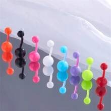 8pcs Acrylic Navel Rings, Cute Women Navel Piercing Jewelry; Enjoy Your Belly Piercing Ring; Best Gifts For Birthday, Christmas, Anniversary, Valentine's Day, Wedding, Career, Rave Parties, Halloween Party, Etc.,Mom,Mother,Mother's Day,Gift - Multicolor - View 5