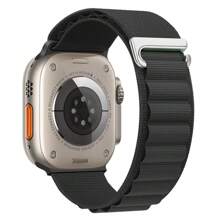 Alpine Loop Band Compatible With Apple Watch Strap Ultra 2 49mm 45mm 41mm 44mm 40mm 42mm 38mm Band Metal G-Hook Nylon Bracelet  Ultra 9 5 SE 6 7 8 Strap