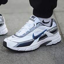 耐克男士 INITIATOR 公路跑鞋，舒适轻便，型号 394055-101，2026 年新款 - 黑與白 - 查看 2