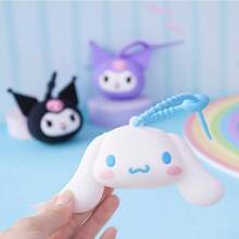 Sanrio 1Pc Cute Coin Purse Wallet Kawaii Cartoon Anime Key Pouch For Travel Storage Bag,Makeup Bag,Cosmetic Bag,Vacation Organizer,Large Capacity Makeup Organizer Makeup Case, For Lipstick, Brush, Skincare, Mobile Phone, Coin, Small Items, For Home,Gift,Vacation And Festival Halloween Christmas Multifunctional Use