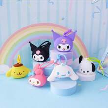 Sanrio 1Pc Cute Coin Purse Wallet Kawaii Cartoon Anime Key Pouch For Travel Storage Bag,Makeup Bag,Cosmetic Bag,Vacation Organizer,Large Capacity Makeup Organizer Makeup Case, For Lipstick, Brush, Skincare, Mobile Phone, Coin, Small Items, For Home,Gift,Vacation And Festival Halloween Christmas Multifunctional Use