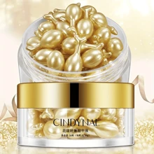 30入/盒含有玻尿酸的胎盤保濕霜-即時讓肌膚年輕！旅行必備品 - 紅木色 - 查看 1