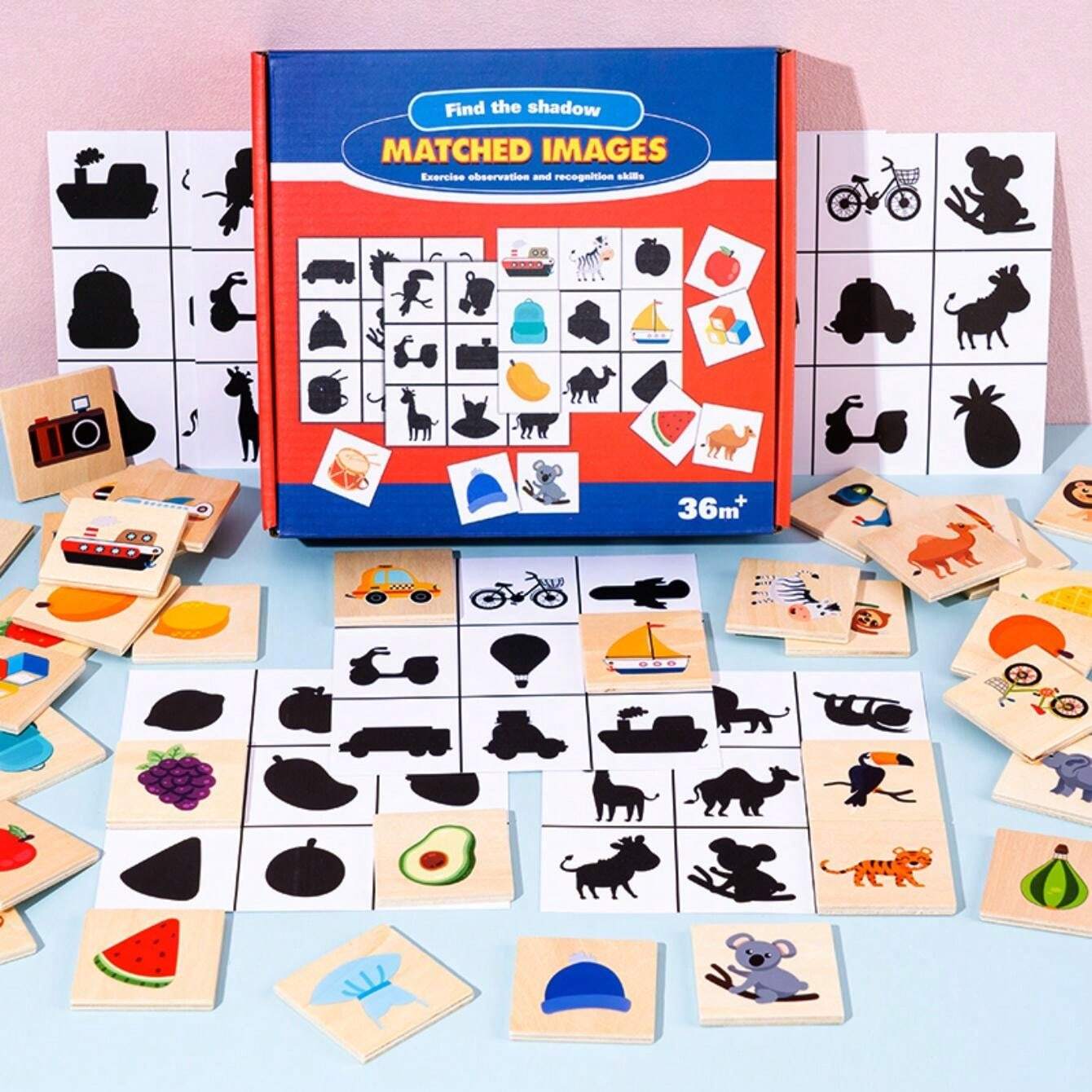 Puzzle De Madera Para Niños +1 Año - 16 Piezas, Educativo, Desarrolla Motricidad Y Memoria