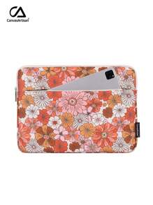 canvas artisan Shockproof Laptop Bag Sleeve Slim Computer Bag Waterproof Laptop Case For MagicBook, Laptop Bags ForMacBook,IPad,HP Chromebook Surface Notebook, Portable Laptop Sleeves - Multicolor - View 2