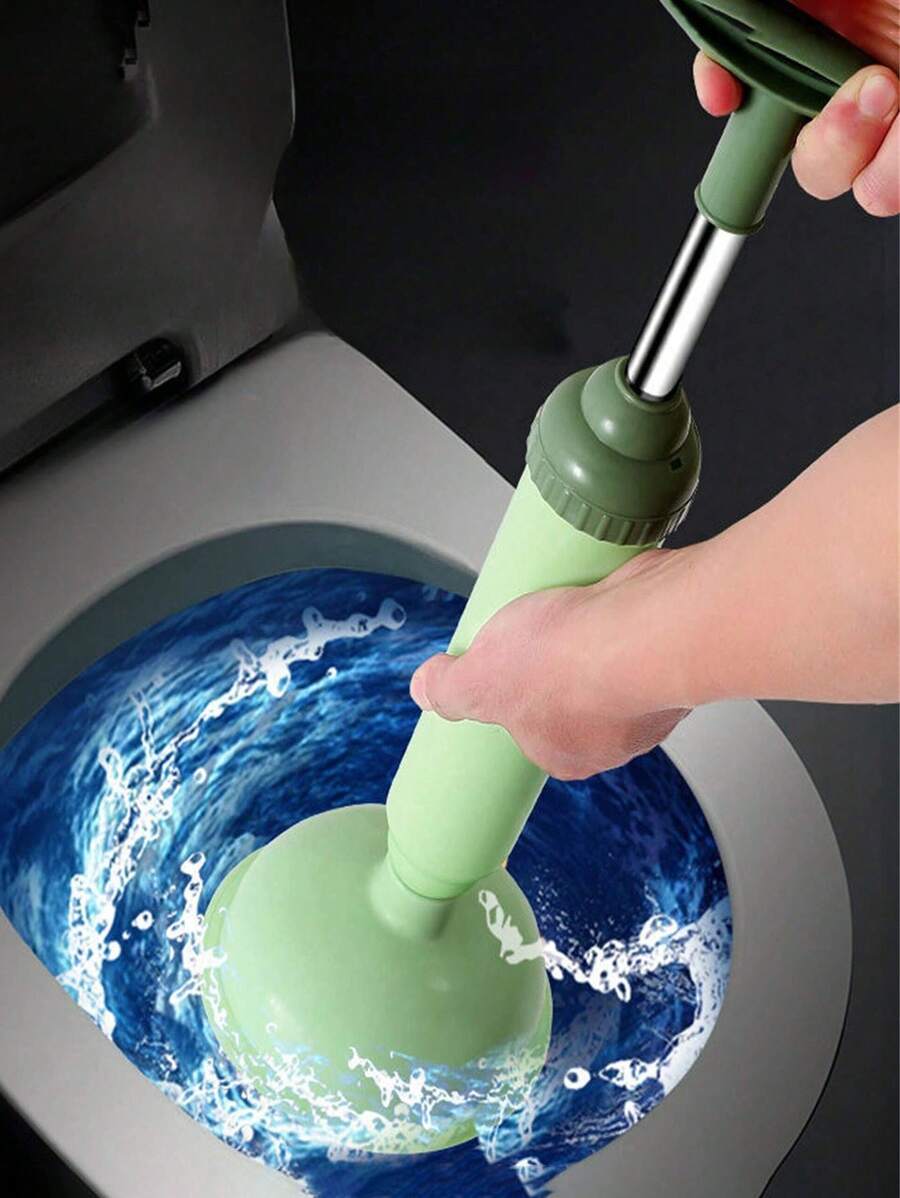 1pc Toilet Plunger, High Pressure Drain Opener, Power Drain Buster