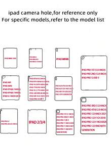 蓝叶花枝彩绘高端简洁软壳防摔防弯保护套兼容iPad - 彩色 - 查看 8