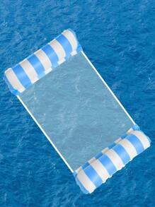 1 Pack Inflatable Swimming Pool Floats Adult Water Hammock Multi-Purpose Water Lounger For Pool, Beach Essentials, Beach Accessories, Pool Inflatable, Pool Float - Light Blue - View 4