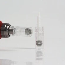 10/50/100/300pcs/包 針筒式微針筆替換頭，36 Nano 12 微針頭，適用於 N2 M5 M7 E30 MYM A1 A6 針筒筆，一次性替換零件 (0.25mm)，適用於護膚、美容、化妝品 - 白色 - 查看 21
