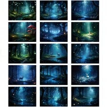 1 gói gồm 15 giấy chất liệu khác nhau X2, tổng cộng 30 giấy chất liệu sổ tay tự làm, giấy chất liệu dòng Firefly Forest, giấy chất liệu dòng nền giả tưởng, giấy chất liệu dòng cổ điển, chất liệu làm bằng giấy keo đôi, 1 gói 15 miếng X2, Kích thước 10*14cm - Nhiều màu - Xem 10