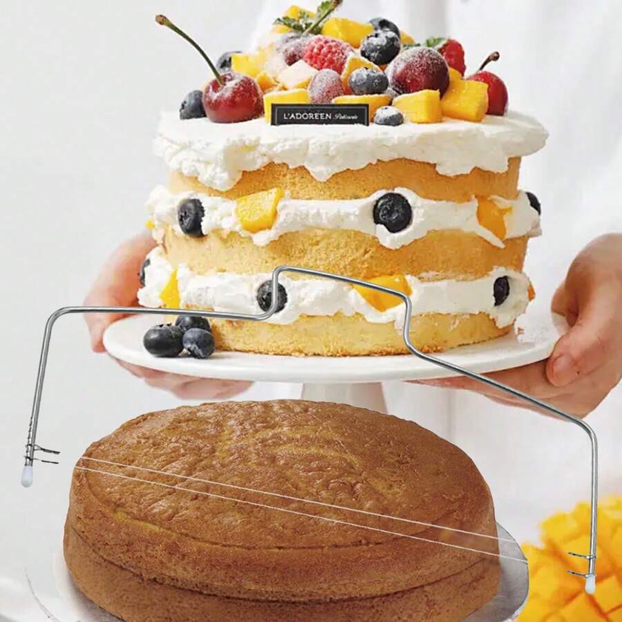 1pc Cake Layer Cutter Adjustable Cake Level, DIY Stainless Steel Cake
