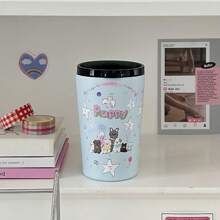 Taza con forma de corazón de "Dopamine Love" 2024 Nueva, taza de café de acero inoxidable, termo de viaje portátil