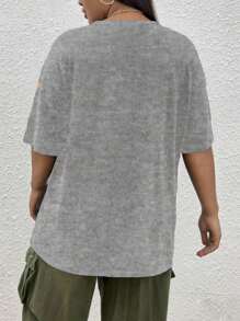 Women T-Shirts - 灰色 - 查看 2