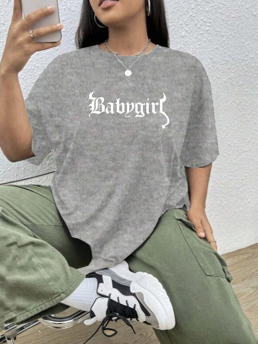 Women T-Shirts - 灰色 - 查看 1