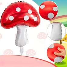 1/3/6/12 szt. Foliowe balony w kształcie grzybów, dekoracja urodzinowa w kształcie grzybów, zabawna dekoracja na przyjęcie w kształcie grzybów, urocze balony w kształcie grzybów, balony z motywem roślin leśnych, muchomor, dekoracje na pierwsze urodziny, zabawne balony