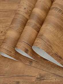 Samoprzylepna tapeta na 1 rolkę, samoprzylepny papier przylepny pogrubiony słojami drewna, odklejana i przyklejana, wodoodporna, zdejmowana tapeta do salonu, kuchni, sypialni, sypialni, tapeta do renowacji mebli - Wielokolorowe - Zobacz 35