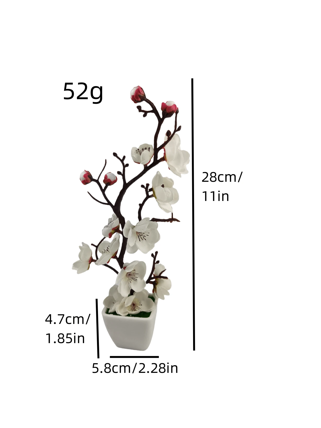 Hotel And Restaurant Serving Tray, Decorative Plate With Peach Blossom