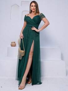 Women Prom Dresses - 軍綠色 - 查看 1