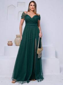 Women Prom Dresses - 軍綠色 - 查看 2