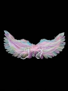 1pc Angel Demon Feather Wings Personalized Costume Prop, Suitable For Holidays, Performances, Cosplay Halloween Halloween Accessories