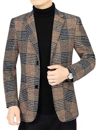 格子男士西装、婚礼礼服、休闲西装