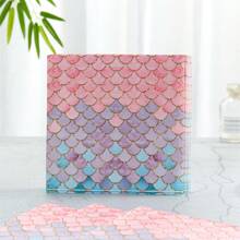 Mermaid Party Supplies Set, Mermaid Disposable Plates Napkins Cups, Party Decorations, Birthday Party Supplies Mermaid Plates Under The Sea Theme Party Disposable Paper Plates And Cups, Suitable For Mermaid Princess Birthday Parties,Christmas