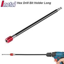 Hex Drill Bit Holder Extension Magnetic Extra Long Shank Hexagon Quick Release Driver 1/4inch Bar Attachment Adapter Rod Extender 300mm Hand Tool,Tool Accessories