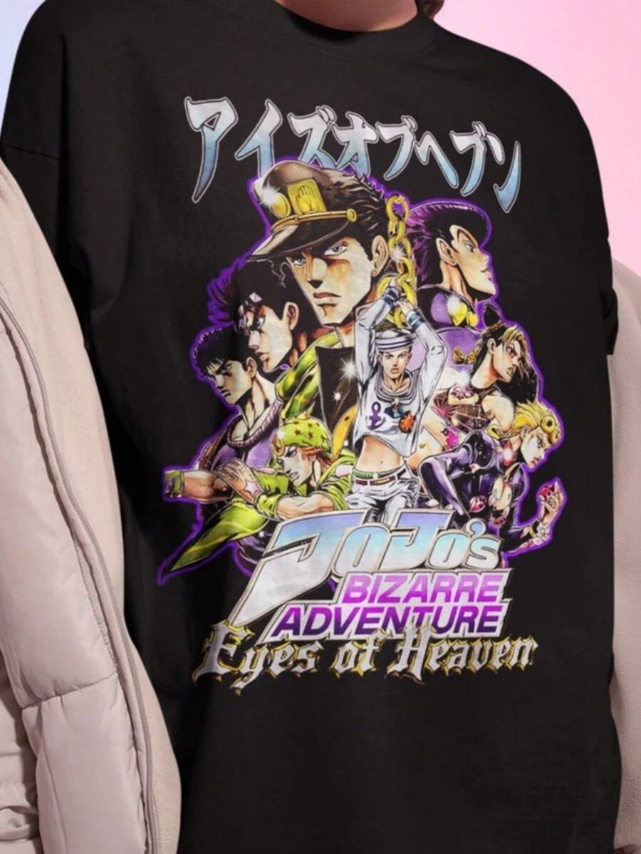 Men T-Shirts - 黑色 - 查看 1