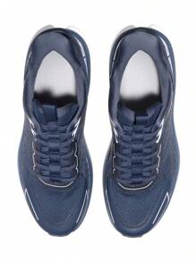 Men's Slip On Comfortable Walking Shoes Running Tennis Athletic Gym Workout Cross Training Sneakers - 藏蓝色 - 查看 8
