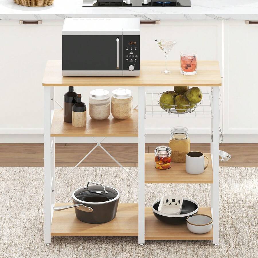 Soges 3Tier Kitchen Baker's Rack, Utility Microwave Oven Stand With