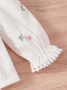 Young Girl Spring/Autumn Long Sleeve Checked Shirt, 2024 New Korean Style Fashionable Collared Top Blouse Jacket