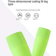 1 Pair Double-Layer Breathable Football Shin Guards Leg Warmers For Men, Shin Pads Sleeves With Board Pocket