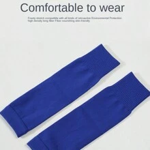1 Pair Double-Layer Breathable Football Shin Guards Leg Warmers For Men, Shin Pads Sleeves With Board Pocket