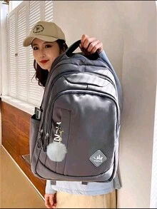 Women Functional Backpacks - 灰色 - 查看 2