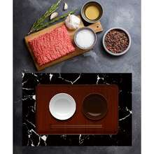 1pc Heat-Insulated, Anti-Scalding And Leakproof Household Tableware Waterproof Mat For Kitchen Counter, With Absorbent Function To Keep Cups, Bowls And Plates Dry - Marble White Pattern - View 13