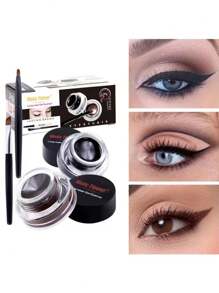 2入組持久防水眼線膏和2入組刷 - 彩色 - 查看 6