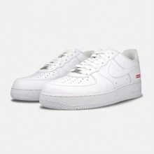 Nike Air Force 1 Low X Supreme Weiß (CU9225-100), Größen 6-13 Herren - Weiss - Übersicht 1