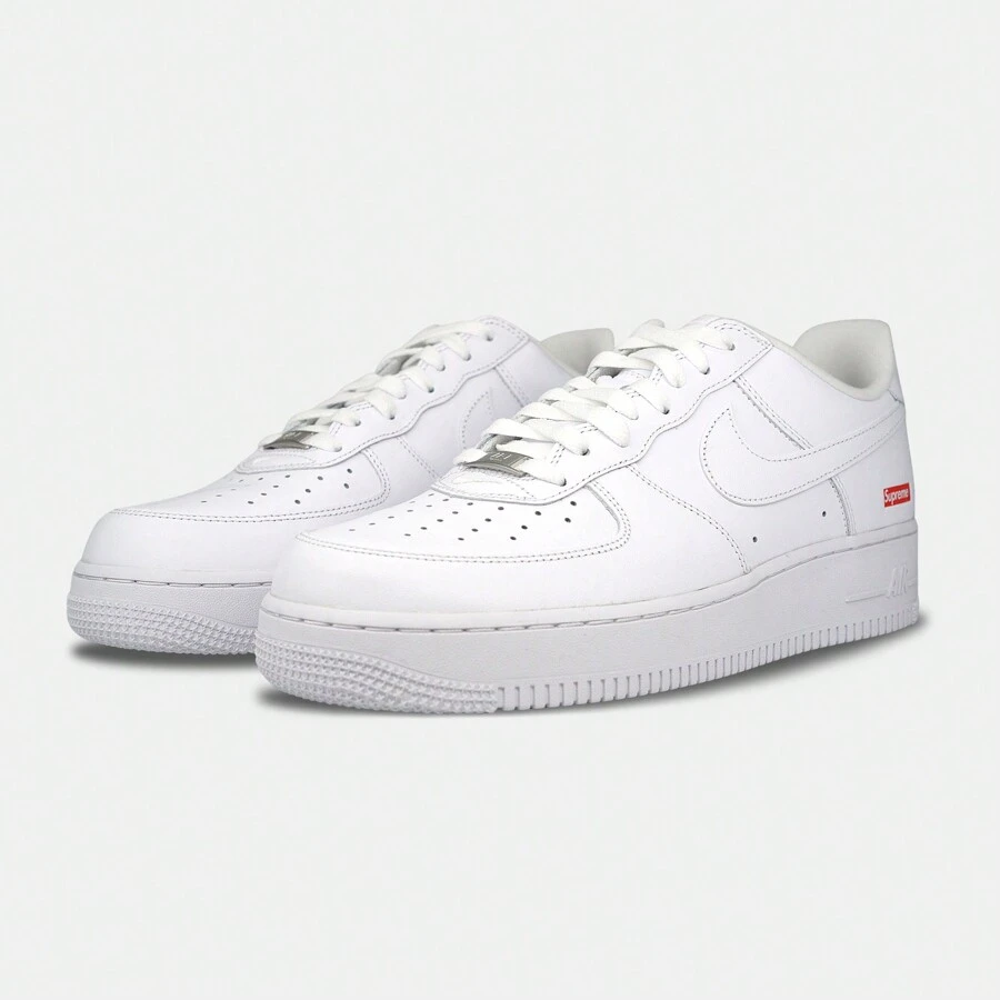 Nike Air Force 1 Low X Supreme Weiß (CU9225-100), Größen 6-13 Herren - Weiss - Übersicht 1