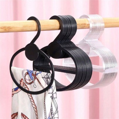 10/20pcs Oval Scarf Shawl Tie Holder Circle Shape Coat Hanger Multifunctional Clothes Display Slots Holder Organizer Space Saving, Gender Reveal Party, Perfect For Birthdays, Weddings, Parties, The Perfect Gift For Colleagues, Friends, And Family, Back To School