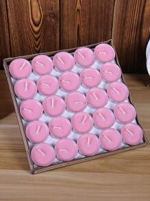 50-100 件无烟茶蜡烛浪漫生日求婚表白圆形芳香疗法酒店家用茶煮蜡封加热万圣节、幽灵、秋季、节日、假期圣诞节、冬季、假期、节日、房间装饰、礼物 - 彩色 - 查看 17