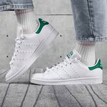 Adidas Originals Trefoil Men'S And Women'S Shoes Stan Smith Classic Green Tail Shoes Casual Shoes Fx5502