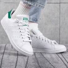 Adidas Originals Trefoil Men'S And Women'S Shoes Stan Smith Classic Green Tail Shoes Casual Shoes Fx5502