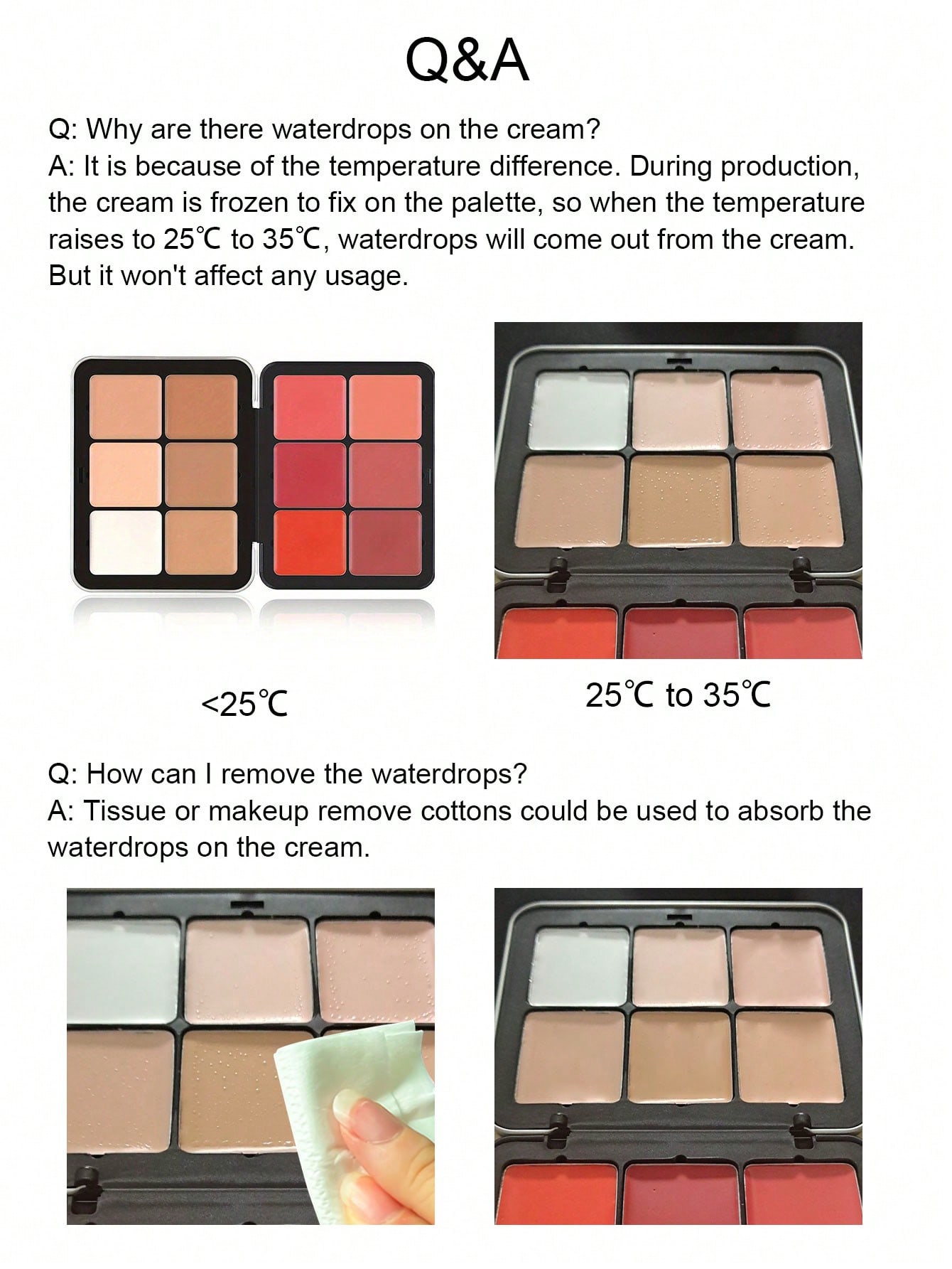 12 لون مكياج اخفاء العيوب & احمر الخدود كريم لوحة...