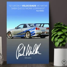 MDF Decorative Plate NISSAN SKYLINE R34 - màu đen - Xem 2