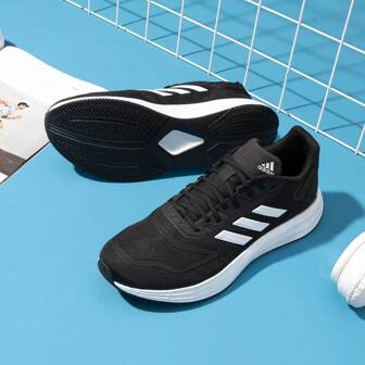 阿迪达斯男士 DURAMO 10 跑步鞋 GW8336，2026 新款，舒适运动鞋