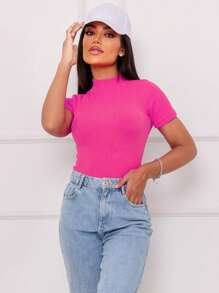 Women Bodysuits - Hot Pink - View 1