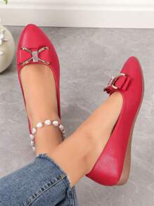 Women's Flat Shoes, Casual And Fashionable Shoes For Women With Rhinestones